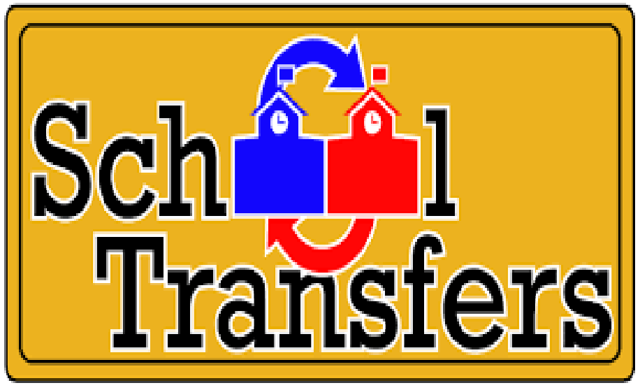 Yellow School Transfers Sign